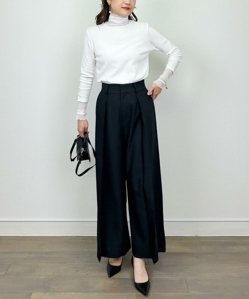 model：H164　着用サイズ：M　アイボリー