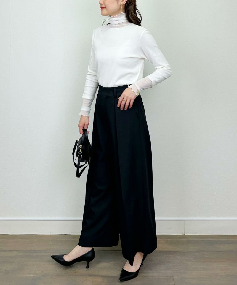 model：H164　着用サイズ：M　アイボリー