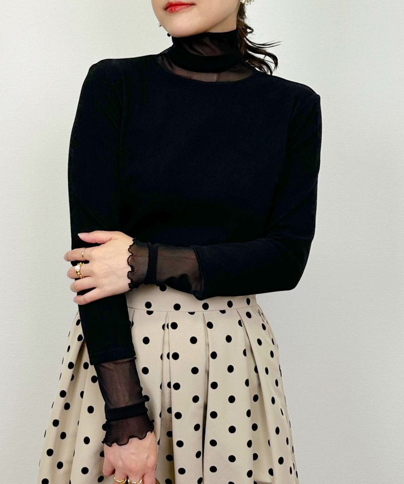 model：H164　着用サイズ：M　ブラック