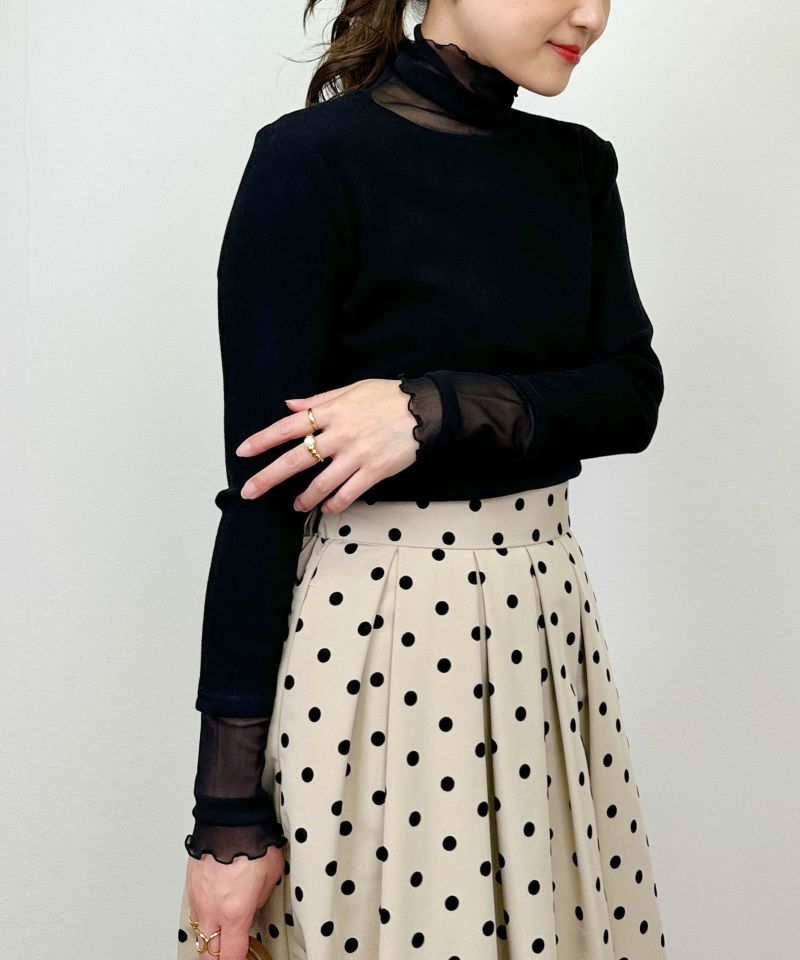 model：H164　着用サイズ：M　ブラック