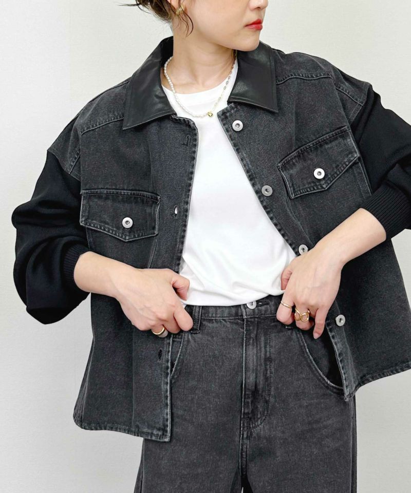 model：H164　着用サイズ：M　ブラック