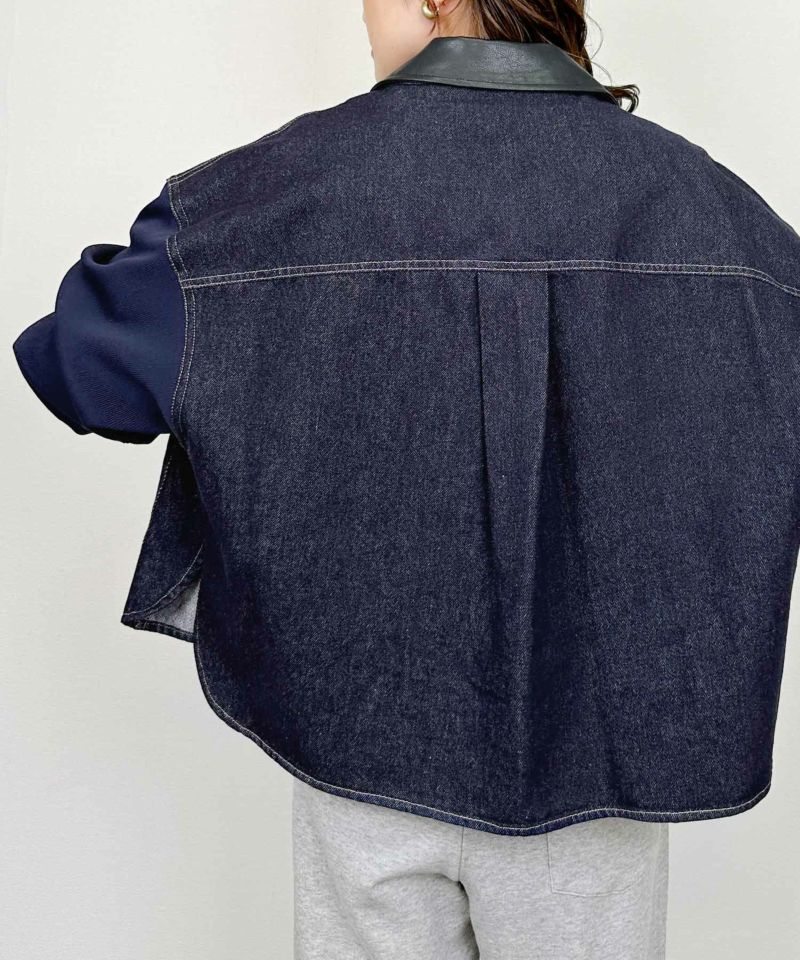 model：H164　着用サイズ：M　ネイビー