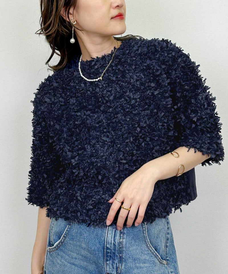 model：H164　着用サイズ：M　ネイビー