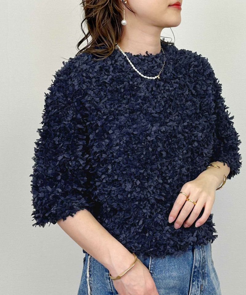 model：H164　着用サイズ：M　ネイビー