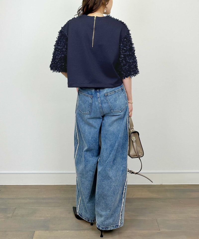 model：H164　着用サイズ：M　ネイビー