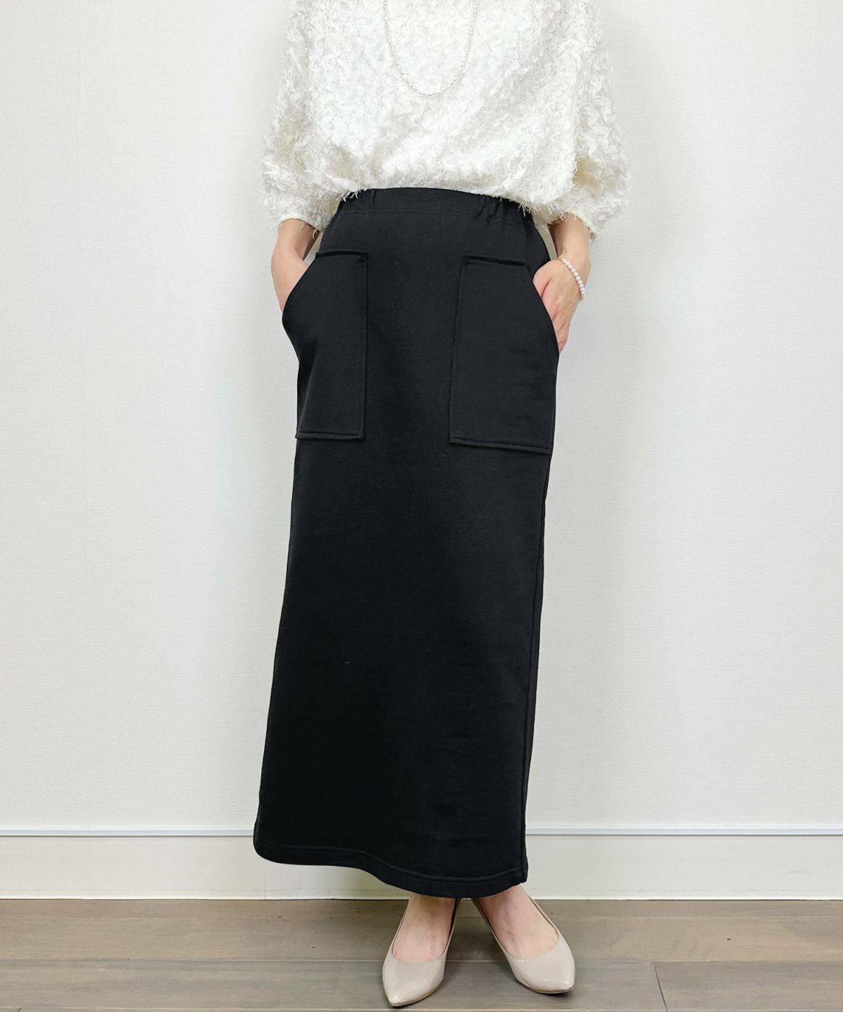 model：H164　着用サイズ：M　ブラック