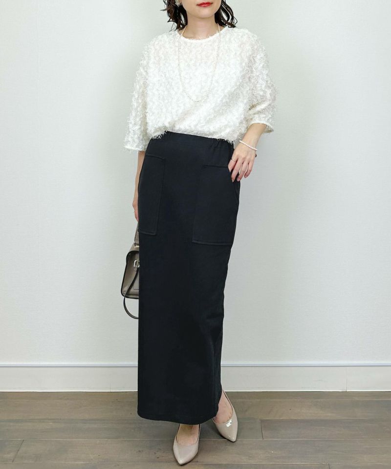 model：H164　着用サイズ：M　ブラック