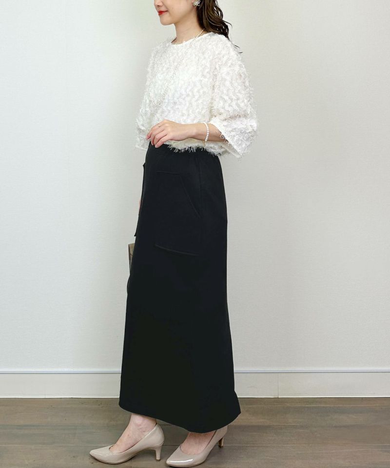 model：H164　着用サイズ：M　ブラック