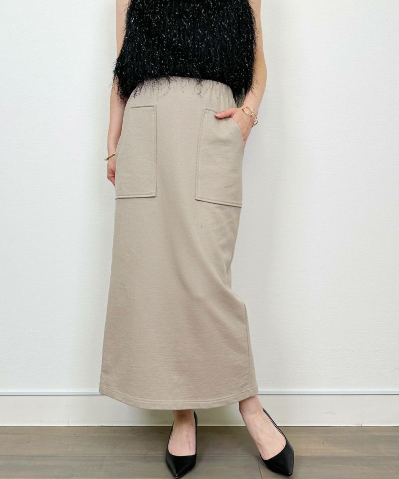 model：H164　着用サイズ：M　モカ