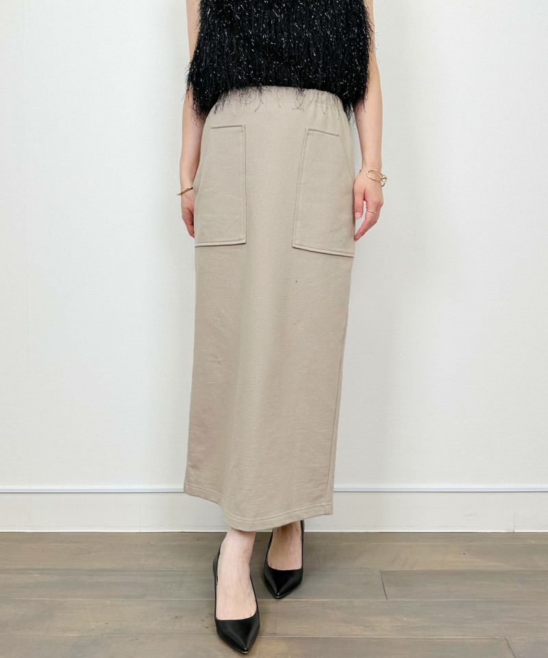 セットアップ可能】ラメ入りIラインスカート | PICCIN (ピッチン