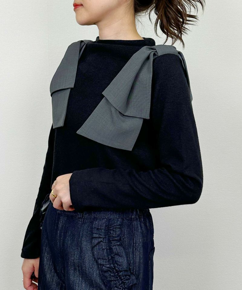 model：H164　着用サイズ：M　ブラック