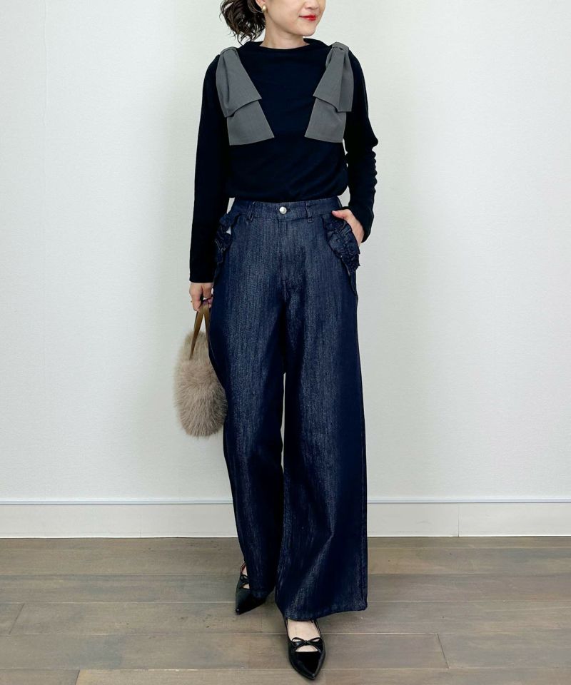 model：H164　着用サイズ：M　ブラック