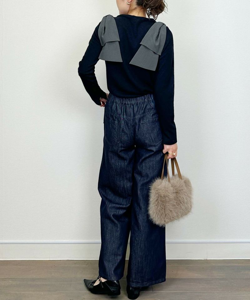 model：H164　着用サイズ：M　ブラック