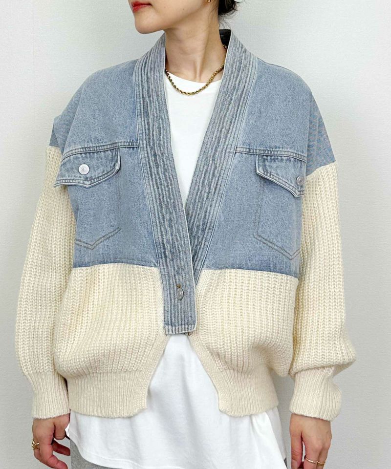 model：H164　着用サイズ：M　オフホワイト