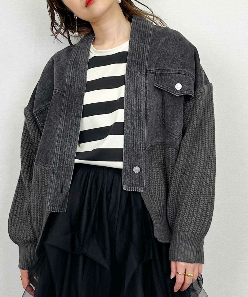 model：H164　着用サイズ：M　ブラック