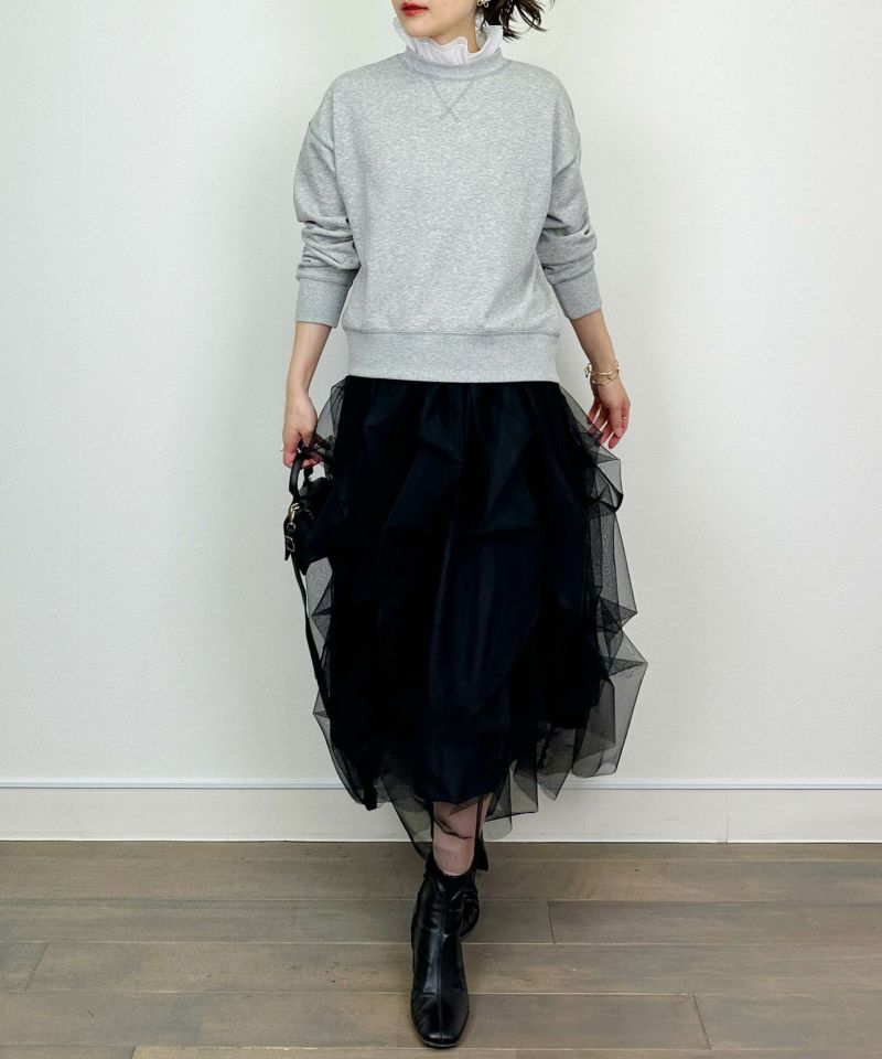 model：H164　着用サイズ：M　グレー