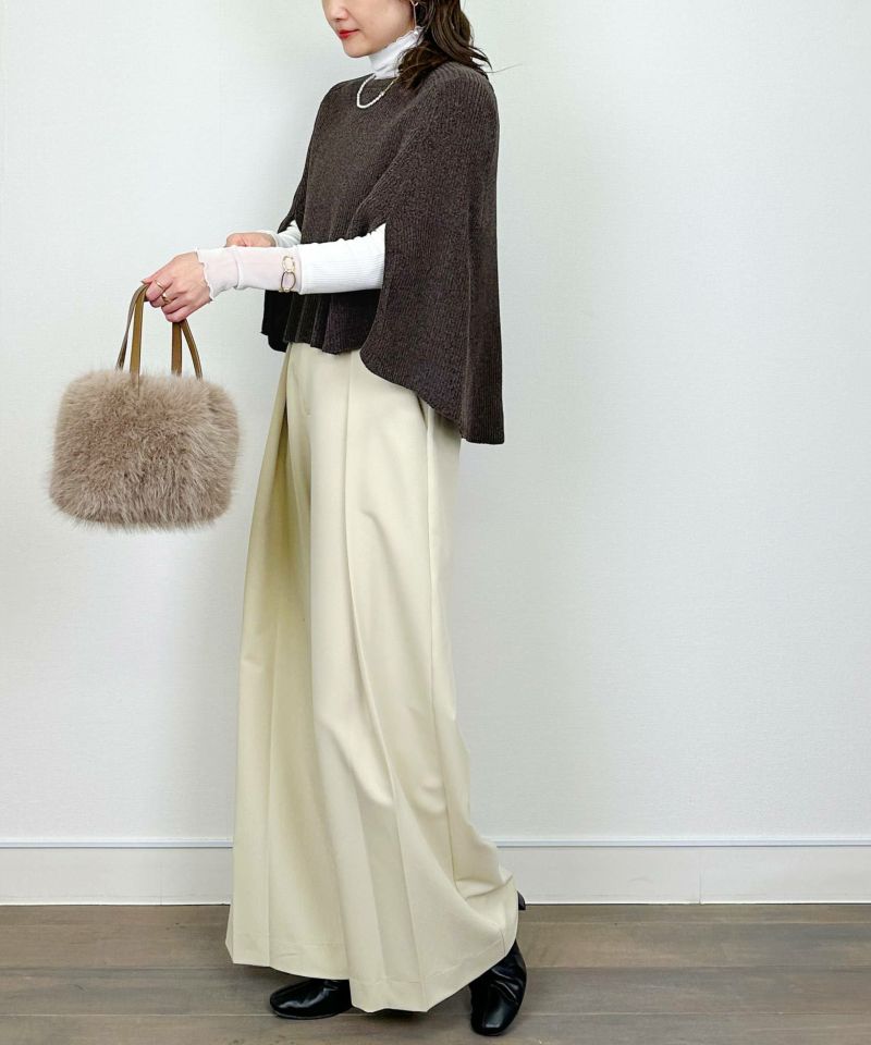 model：H164　着用サイズ：M　ダークブラウン