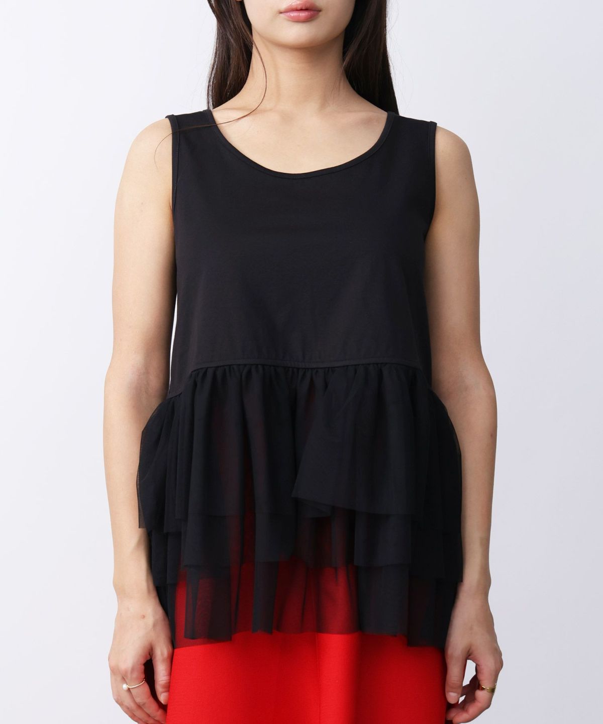 model：H160　着用サイズ：M　ブラック