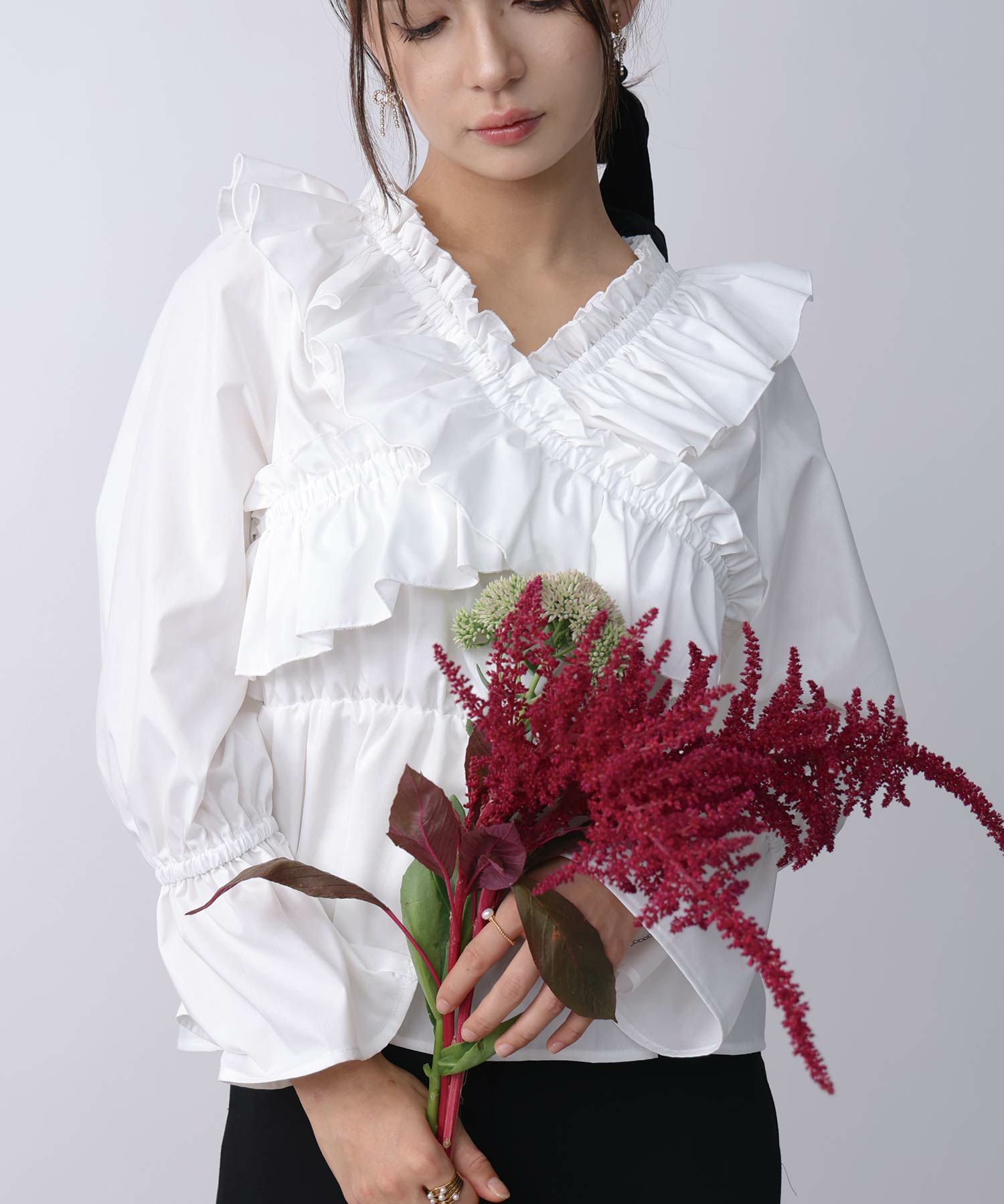 model：H160　着用サイズ：M