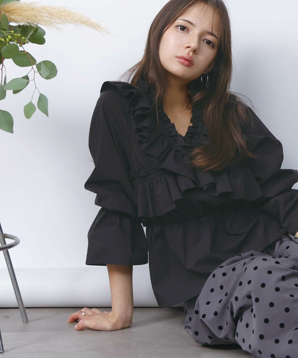 model：H160　着用サイズ：M