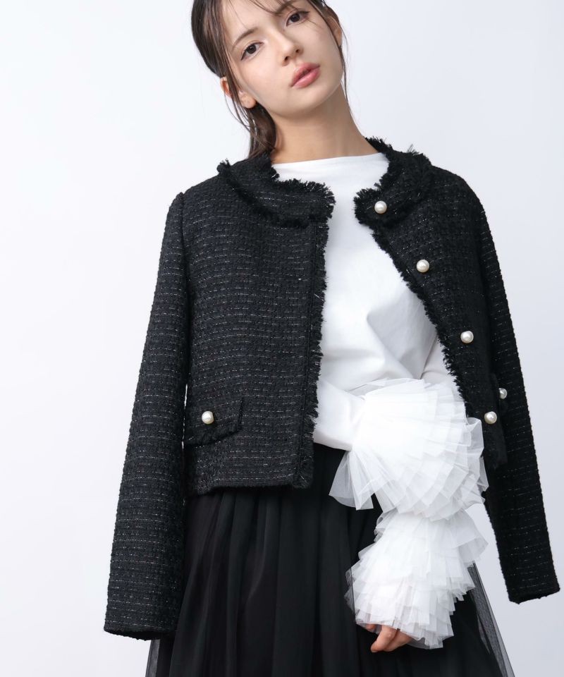 model：H160　着用サイズ：M　ブラック