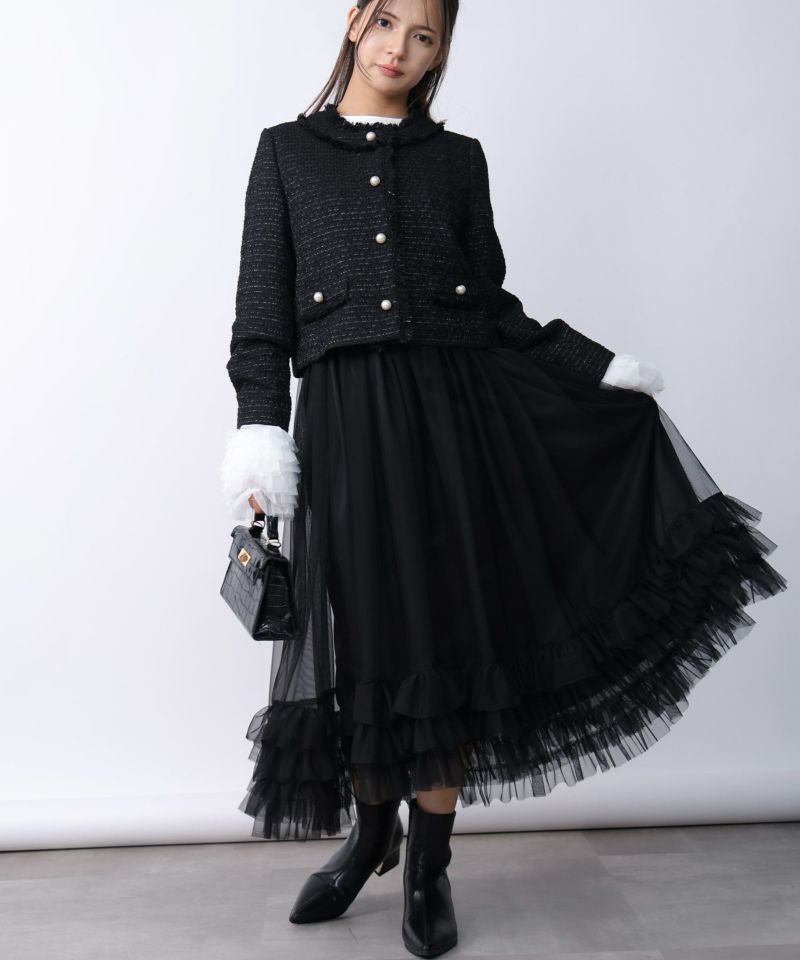 model：H160　着用サイズ：M　ブラック