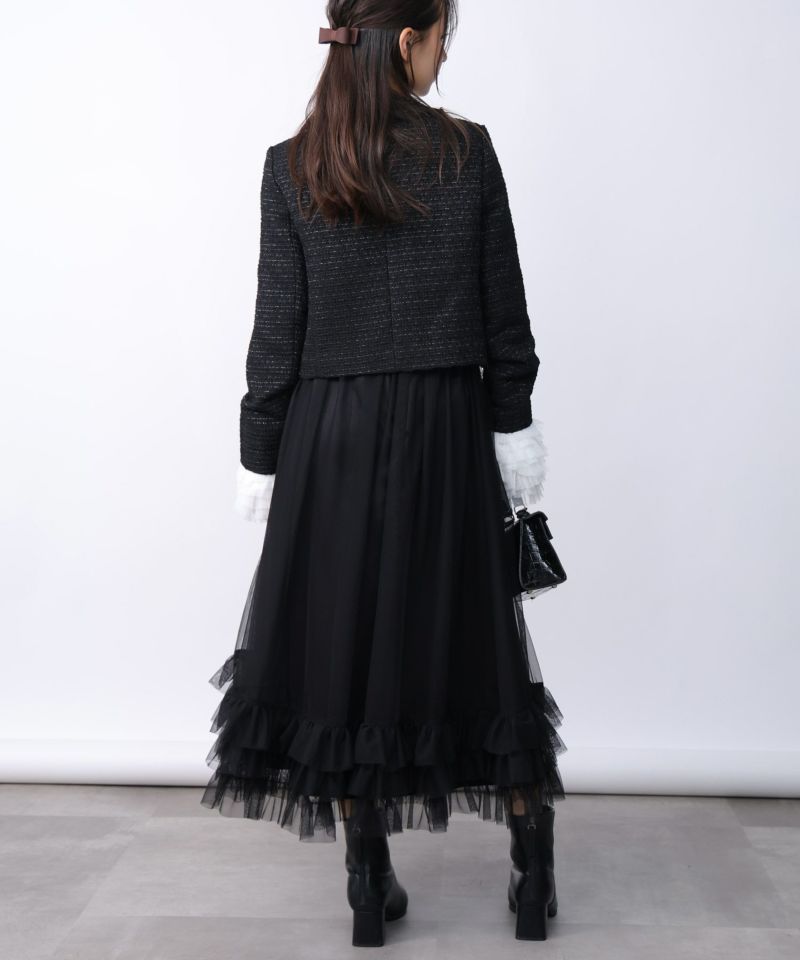 model：H160　着用サイズ：M　ブラック