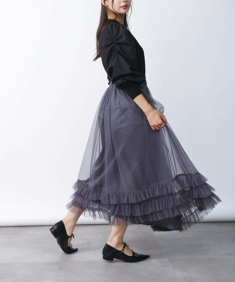 model：H160　着用サイズ：M　グレー