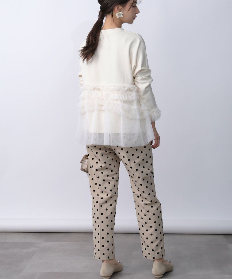 model：H160　着用サイズ：M　アイボリー