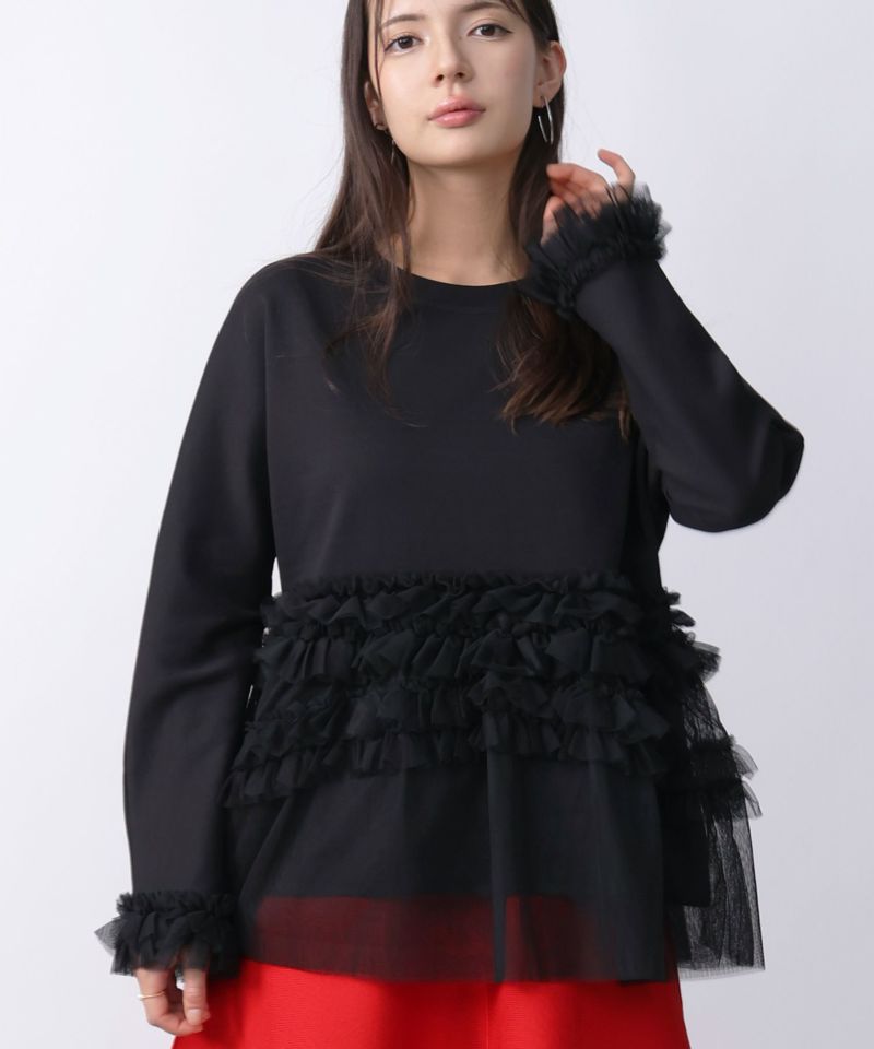 model：H160　着用サイズ：M　ブラック