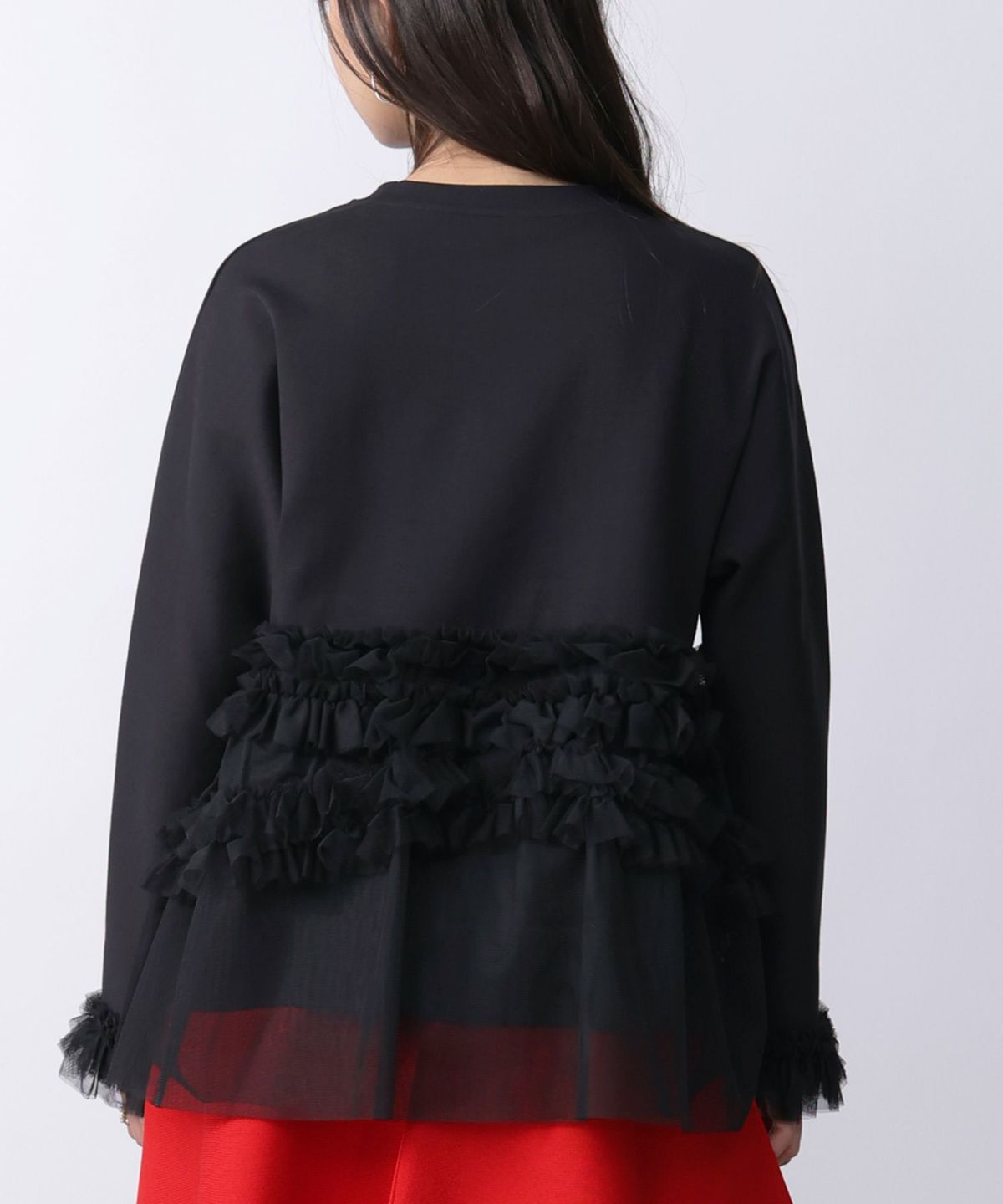 model：H160　着用サイズ：M　ブラック