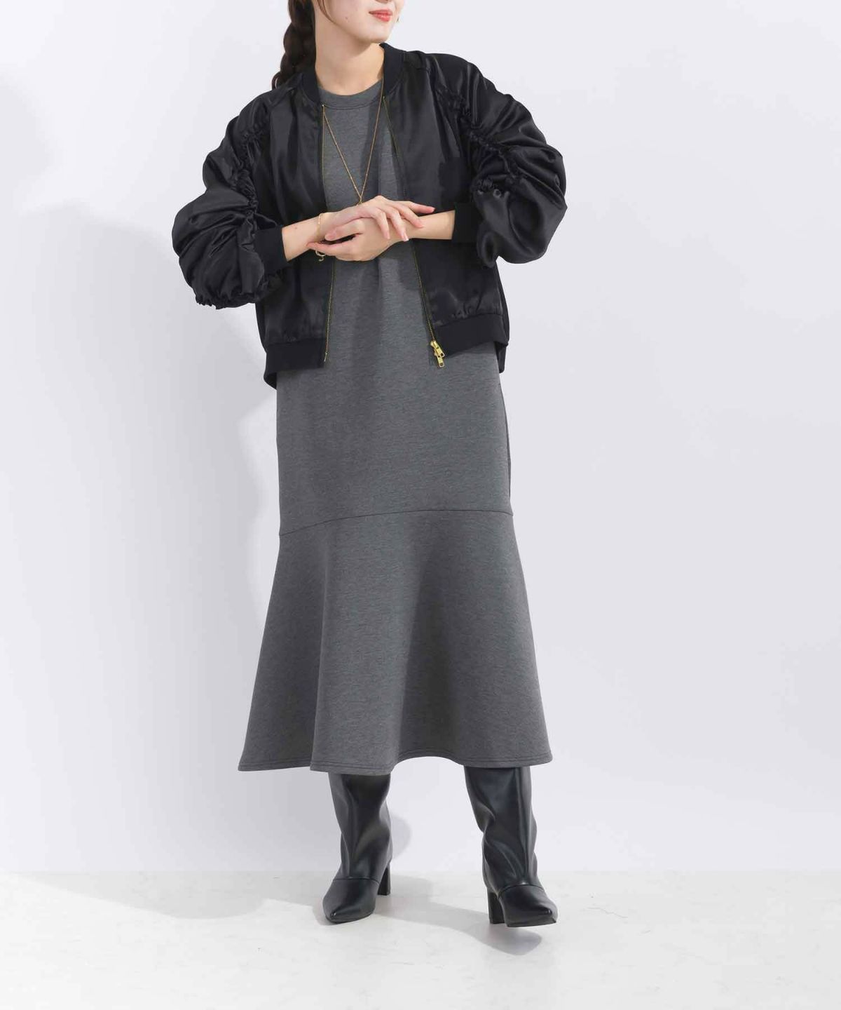 model：H165　着用サイズ：L