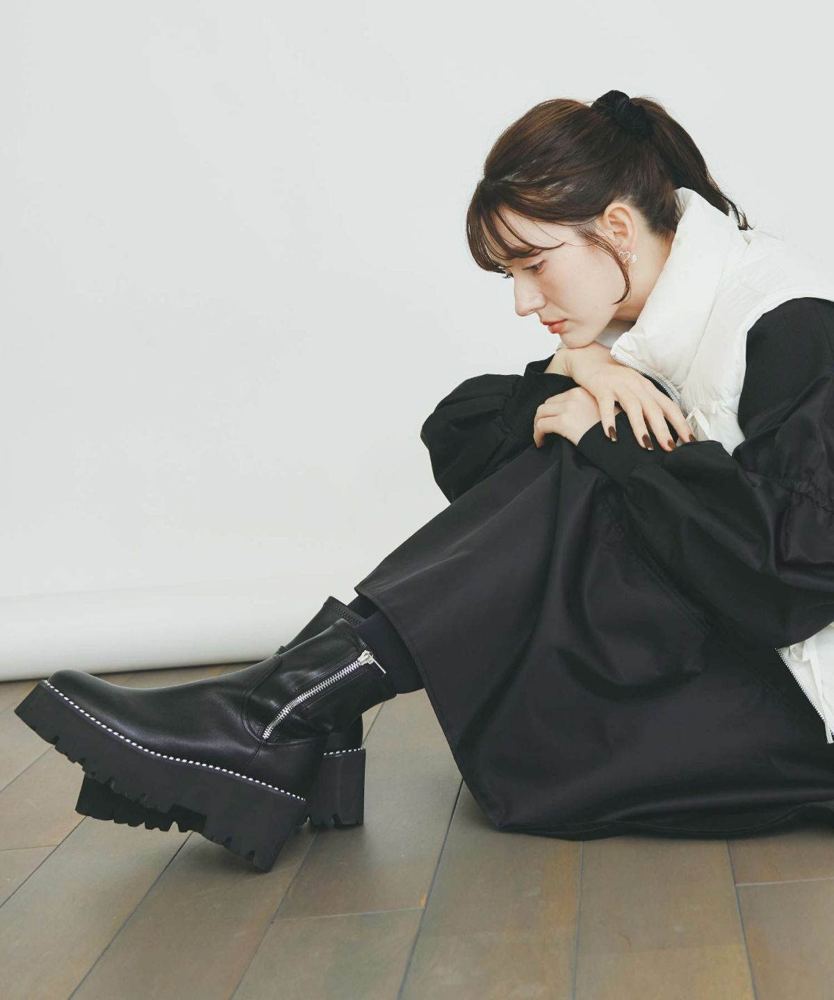 model：H155　着用サイズ：M