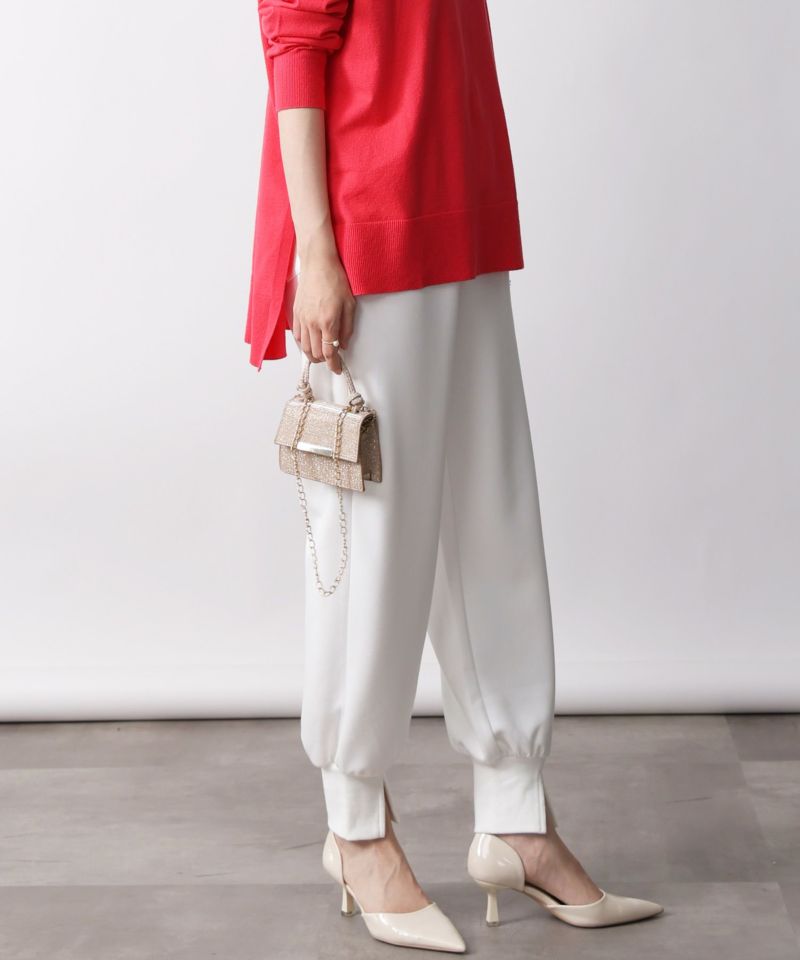 model：H171　着用サイズ：M　オフホワイト