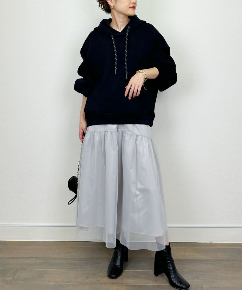 model：H164　着用サイズ：M　ブラック