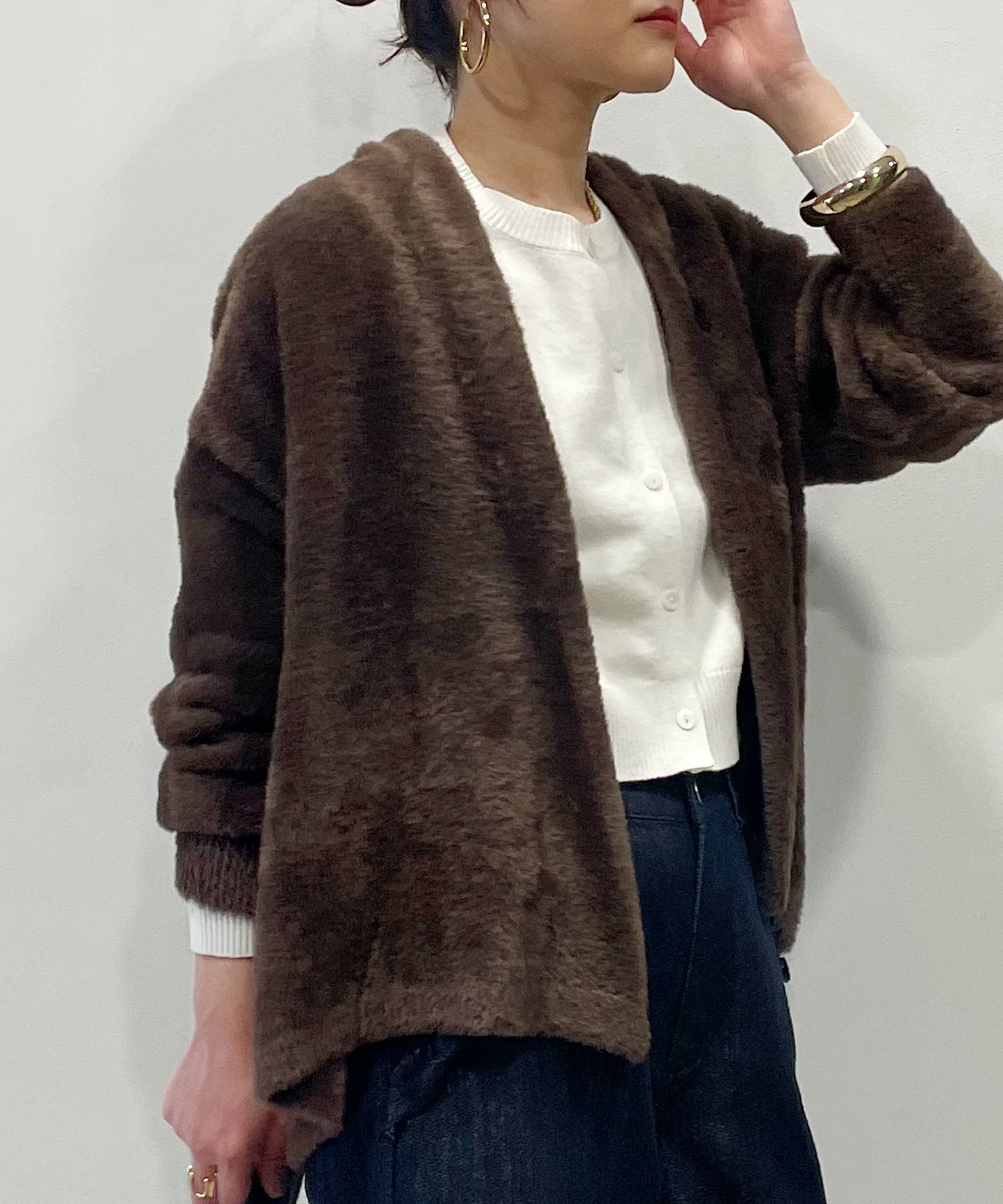 model：H164　着用サイズ：M　ブラック