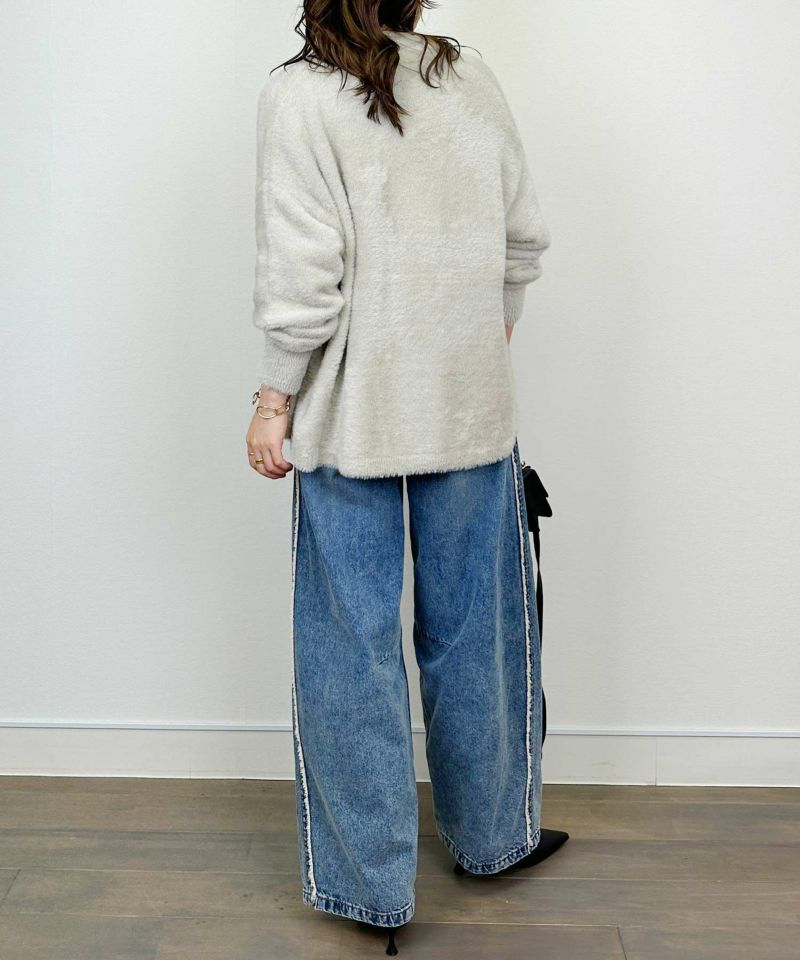 model：H164　着用サイズ：M　ライトグレー