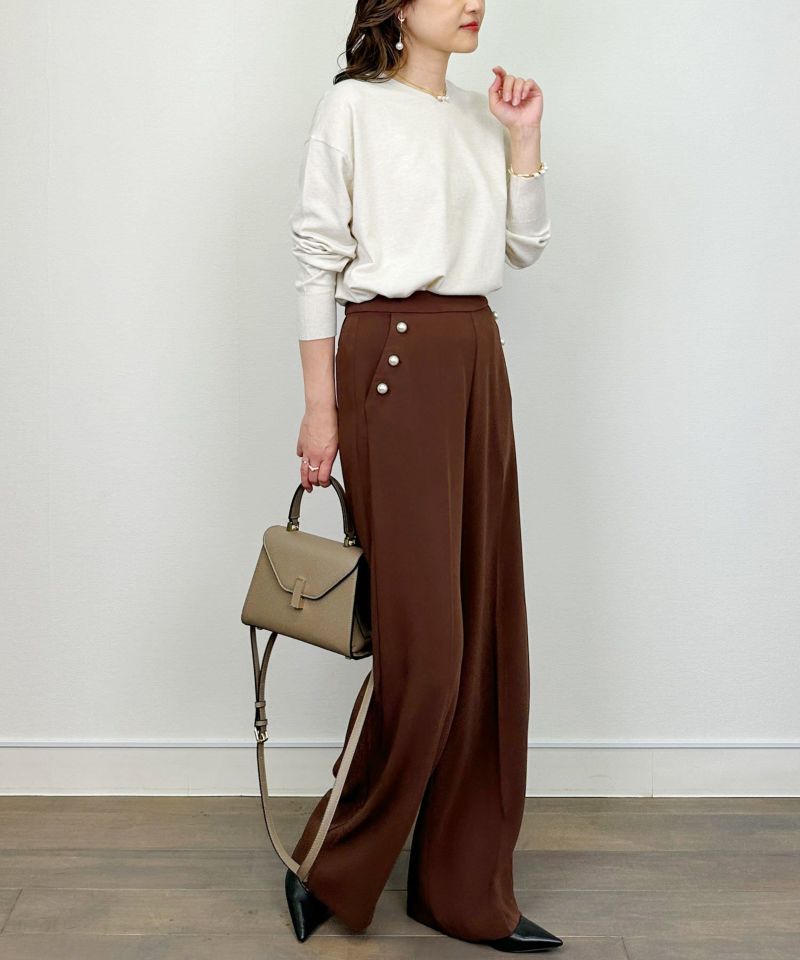 model：H164　着用サイズ：M　アイボリー