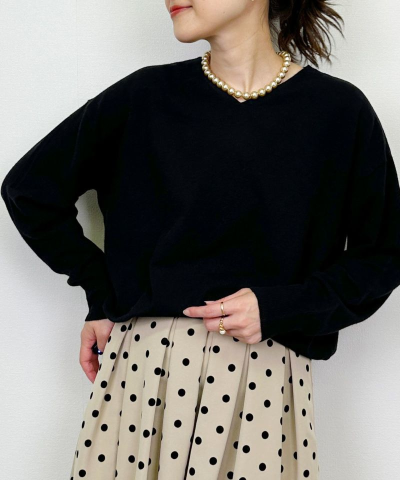 model：H164　着用サイズ：M　ブラック