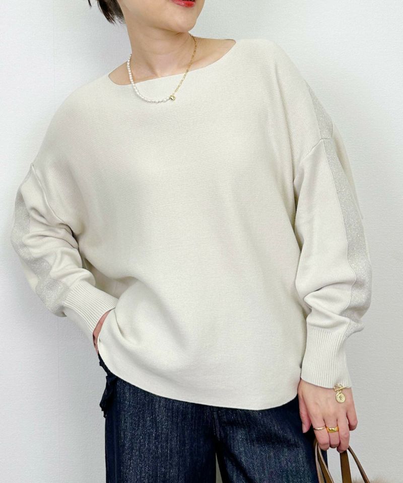 model：H164　着用サイズ：M　アイボリー