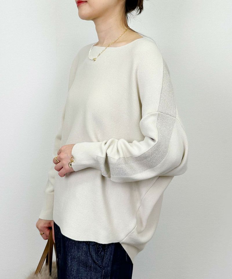 model：H164　着用サイズ：M　アイボリー