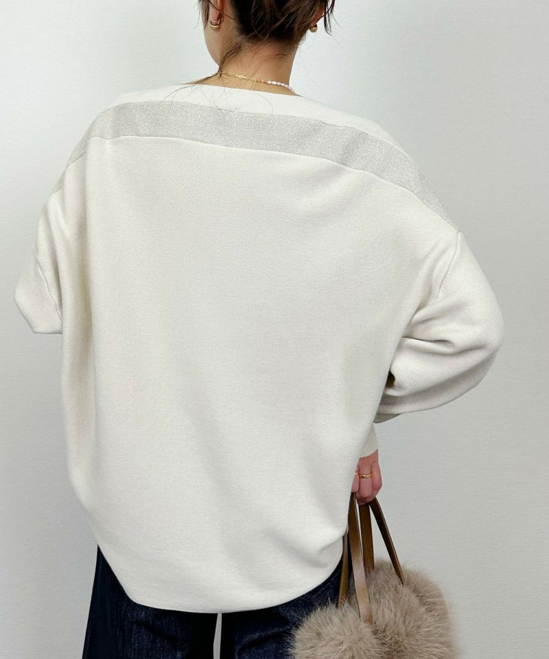 model：H164　着用サイズ：M　アイボリー