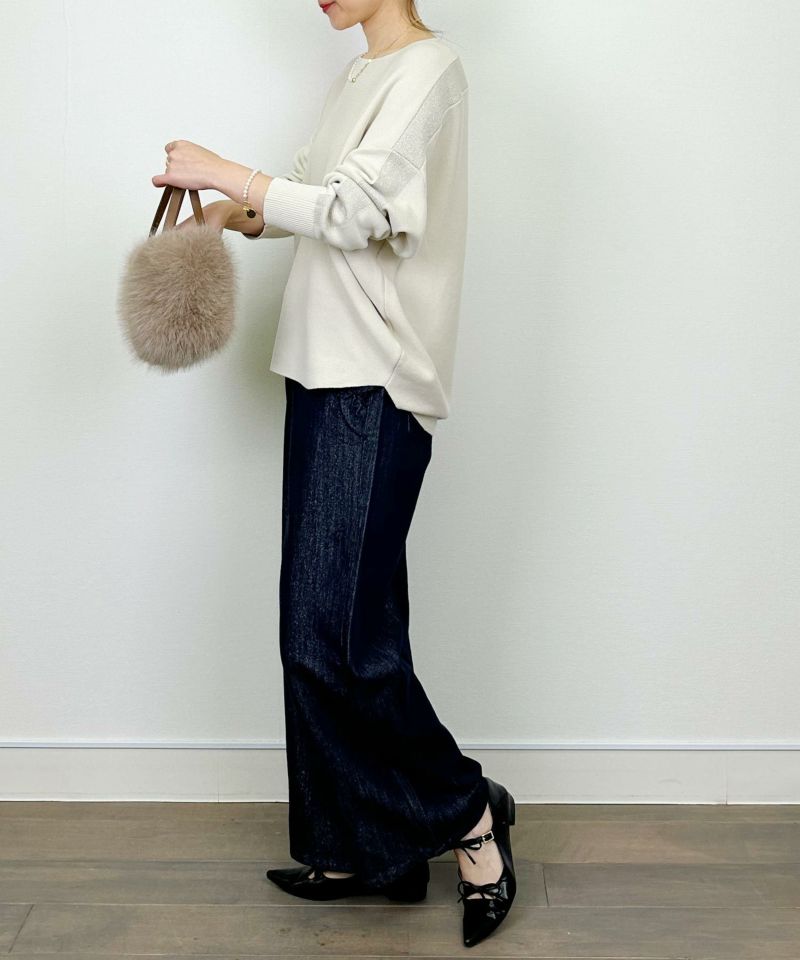 model：H164　着用サイズ：M　アイボリー