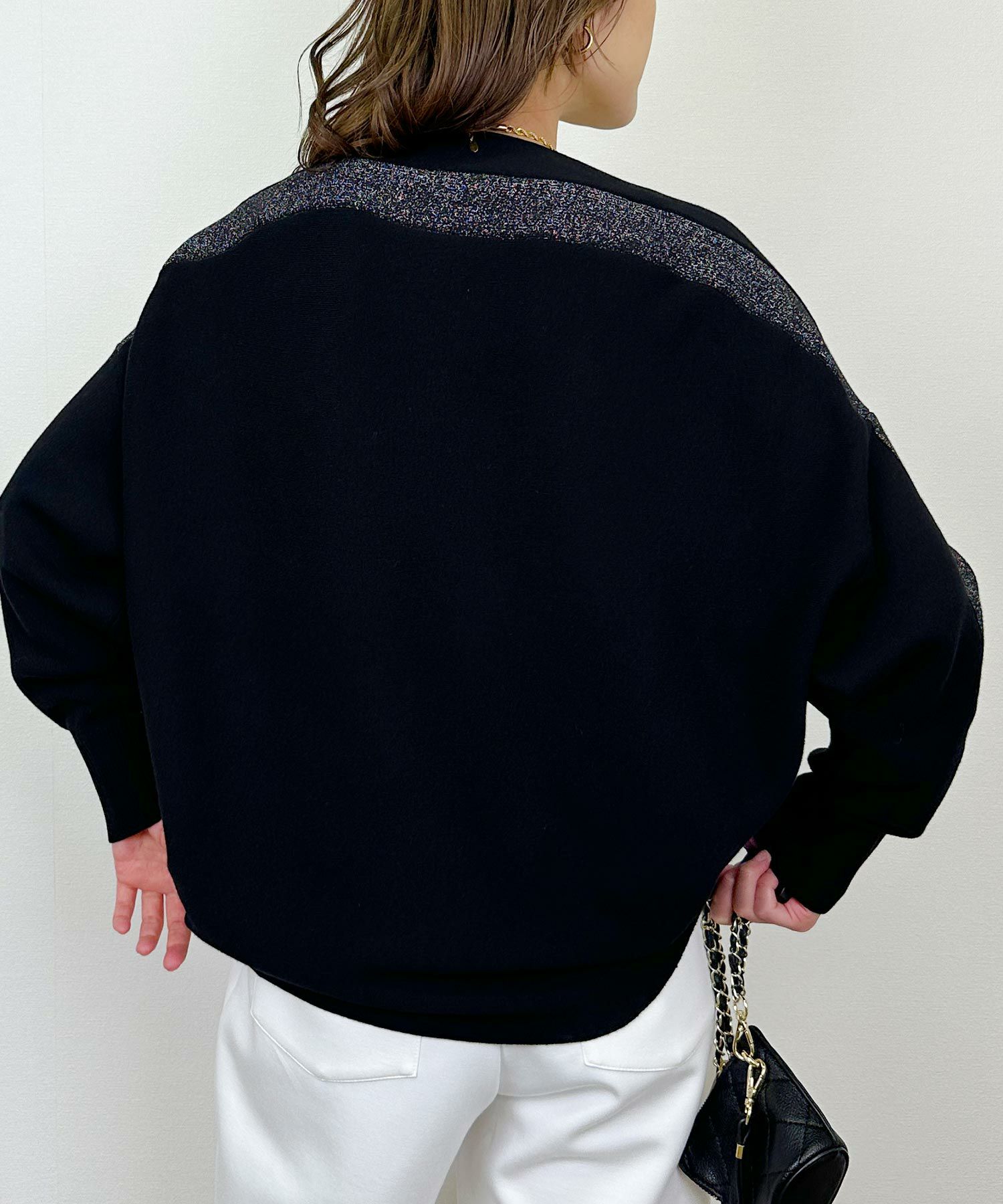 model：H164　着用サイズ：M　ブラック