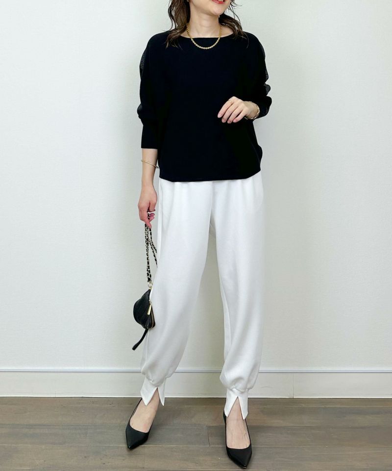 model：H164　着用サイズ：M　ブラック