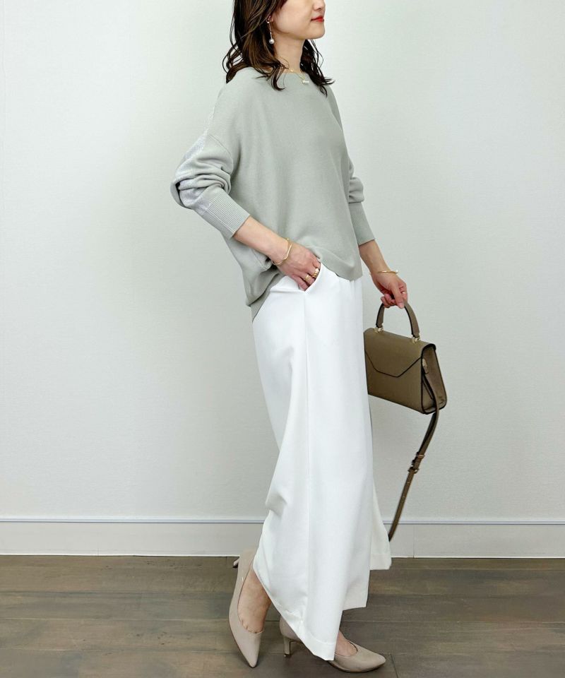 model：H164　着用サイズ：M　ライトグレー