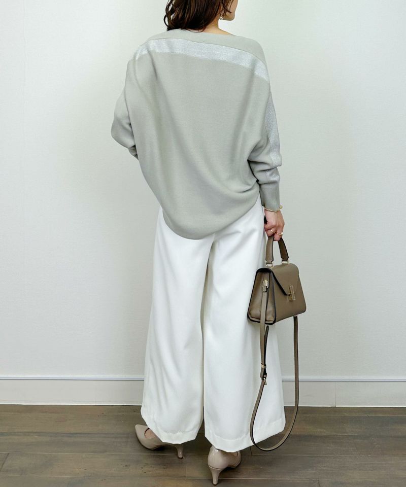 model：H164　着用サイズ：M　ライトグレー