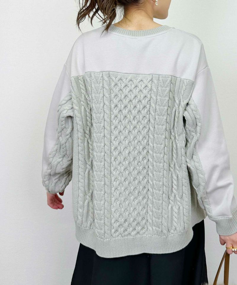 model：H164　着用サイズ：M　ライトグレー