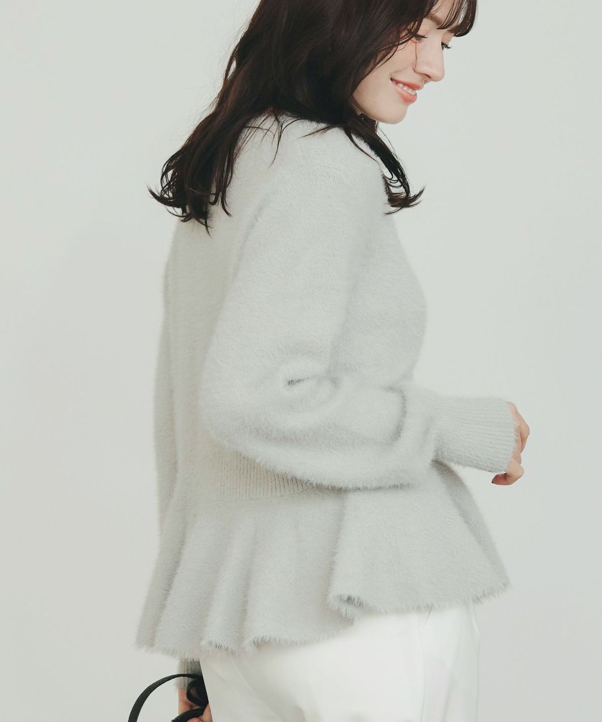 model：H155　着用サイズ：M　グレー