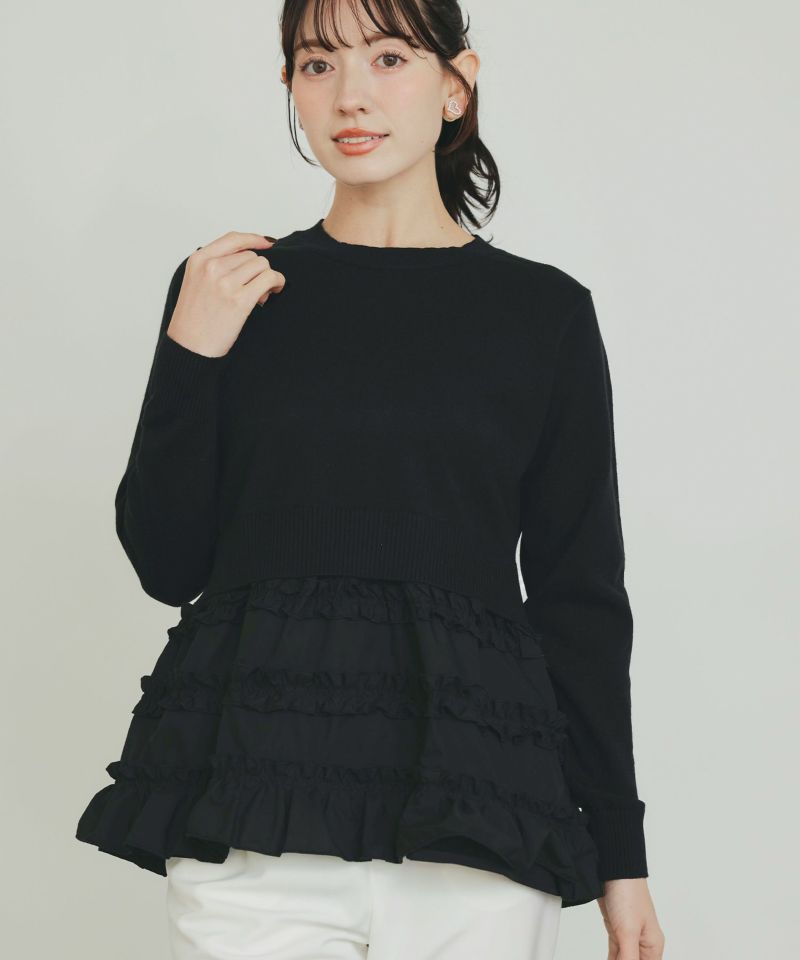 model：H155　着用サイズ：M　ブラック